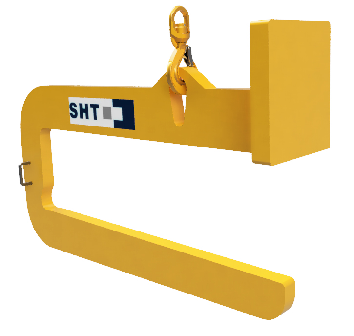 Crochet en C avec contrepoids